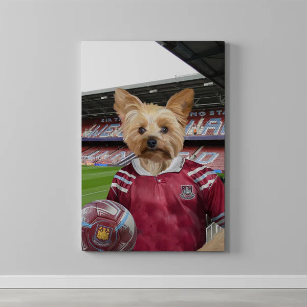 Your Pet in a West Ham Retro Shirt