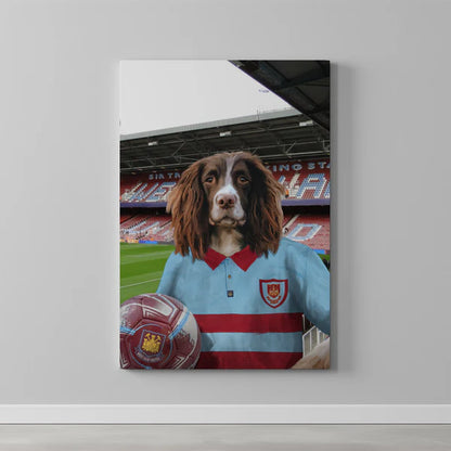 Your Pet in a West Ham Retro Shirt