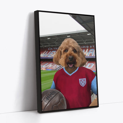 Your Pet in a West Ham Retro Shirt
