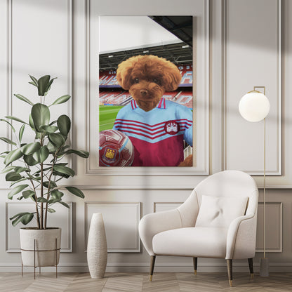 Your Pet in a West Ham 1975 Home Retro Shirt