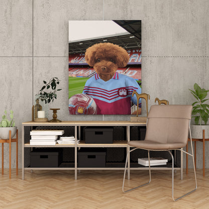 Your Pet in a West Ham 1975 Home Retro Shirt