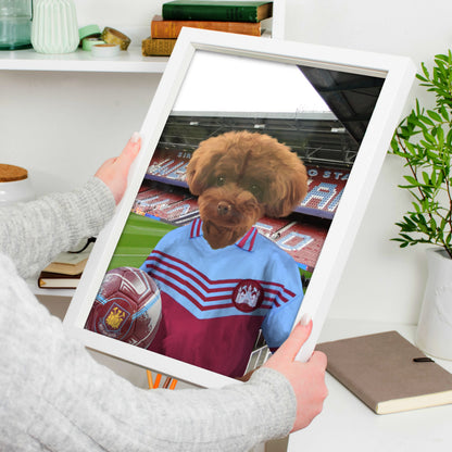 Your Pet in a West Ham 1975 Home Retro Shirt