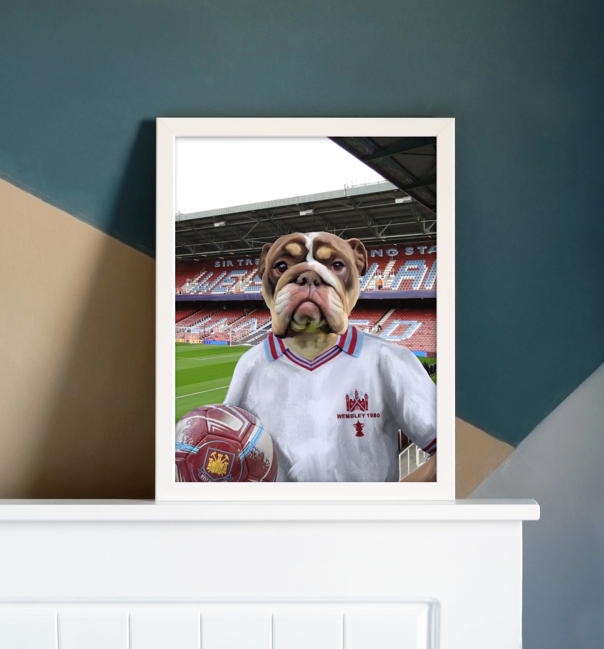 Your Pet in a West Ham Retro Shirt