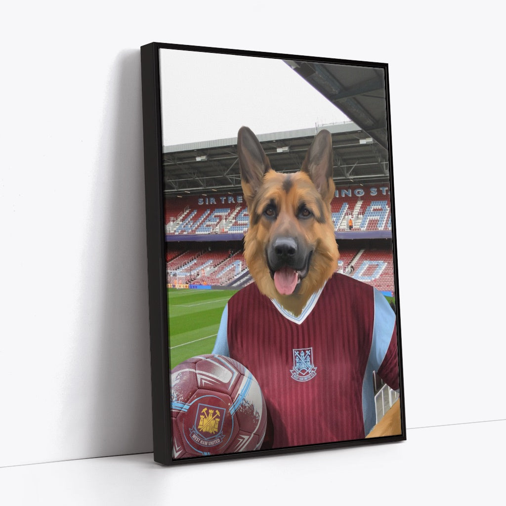 Your Pet in a West Ham Retro Shirt