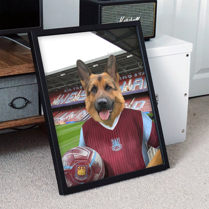 Your Pet in a West Ham Retro Shirt