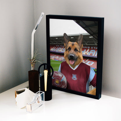 Your Pet in a West Ham 1987-89 Home Retro Shirt