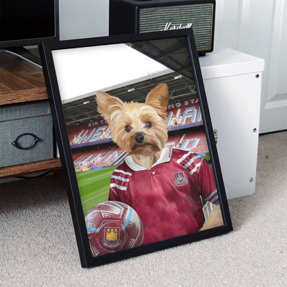 Your Pet in a West Ham Retro Shirt