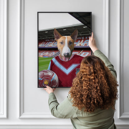 Your Pet in a West Ham 1993-95 Home Retro Shirt