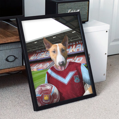 Your Pet in a West Ham Retro Shirt