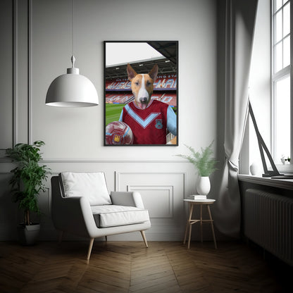 Your Pet in a West Ham 1993-95 Home Retro Shirt