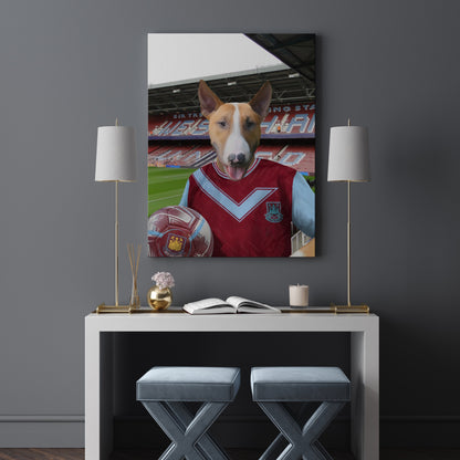 Your Pet in a West Ham 1993-95 Home Retro Shirt