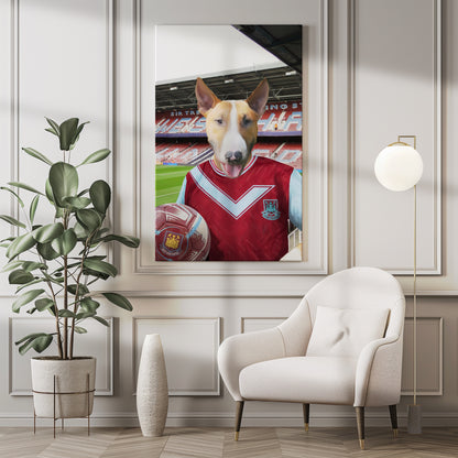 Your Pet in a West Ham 1993-95 Home Retro Shirt