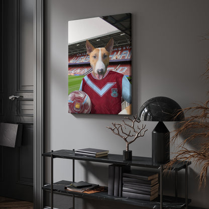 Your Pet in a West Ham 1993-95 Home Retro Shirt
