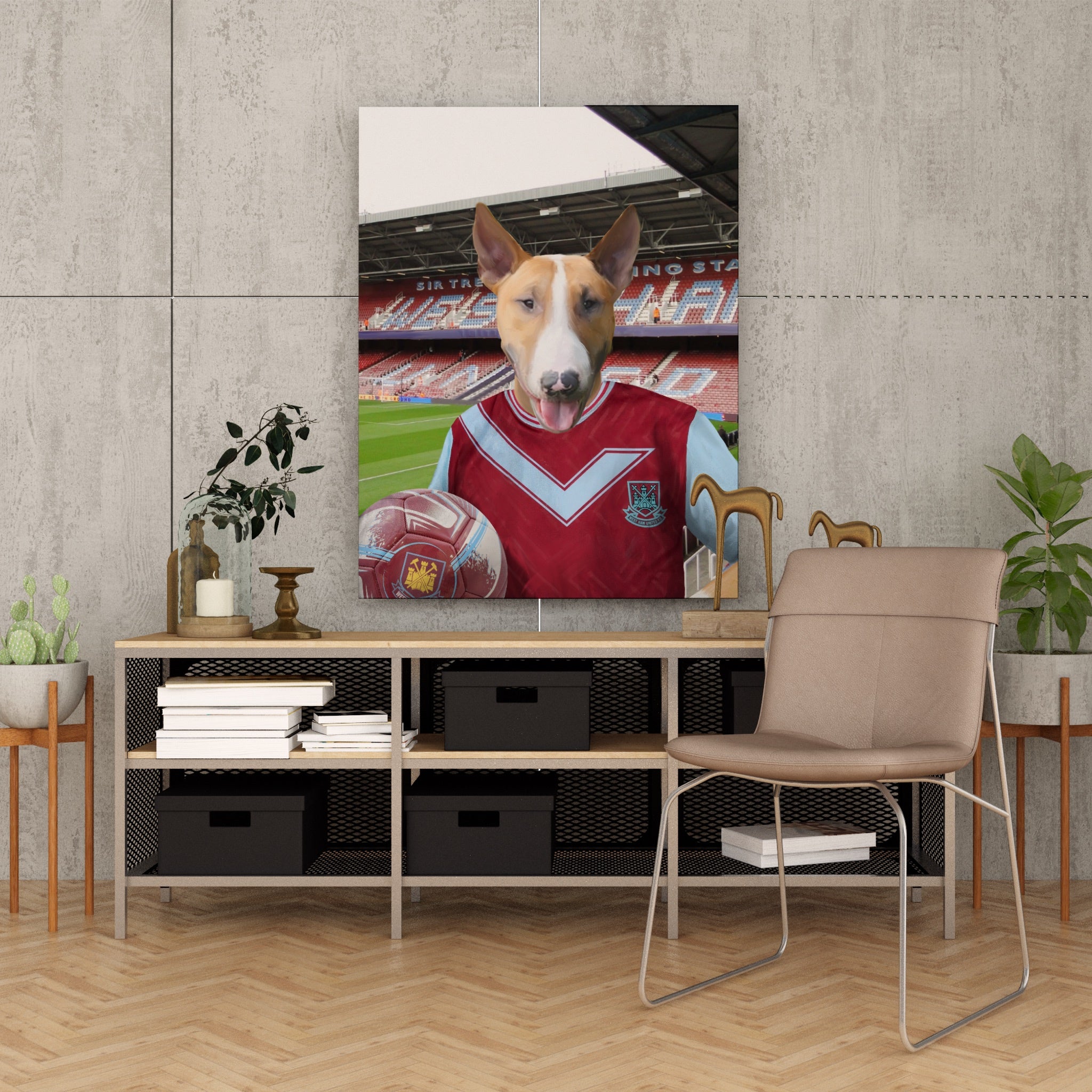 Your Pet in a West Ham 1993-95 Home Retro Shirt