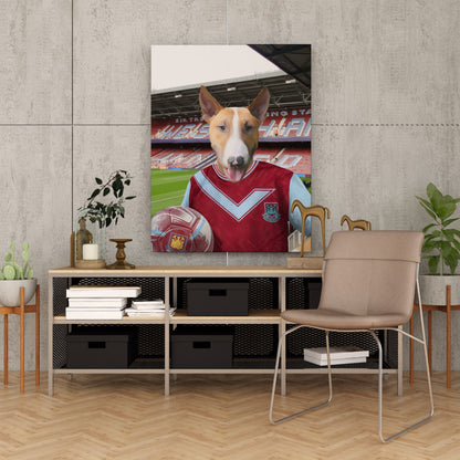 Your Pet in a West Ham 1993-95 Home Retro Shirt