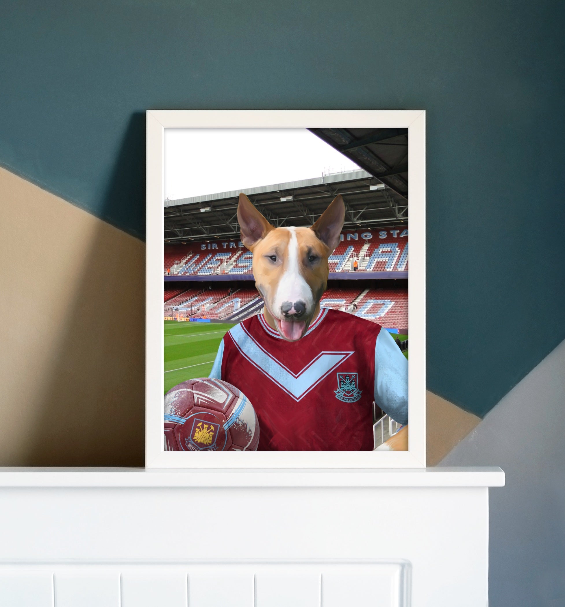 Your Pet in a West Ham Retro Shirt
