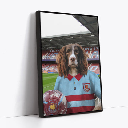 Your Pet in a West Ham Retro Shirt