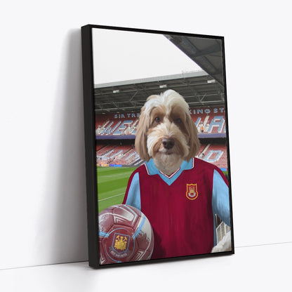 Your Pet in a West Ham Retro Shirt