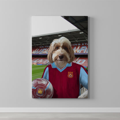 Your Pet in a West Ham Retro Shirt