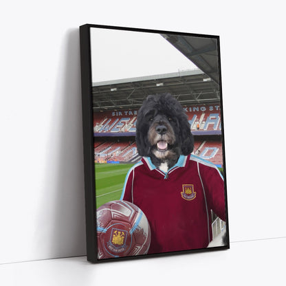 Your Pet in a West Ham Retro Shirt
