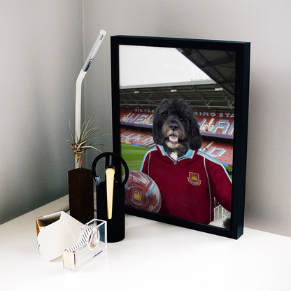 Your Pet in a West Ham 2000-01 Home Retro Shirt
