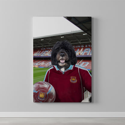 Your Pet in a West Ham Retro Shirt