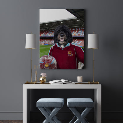 Your Pet in a West Ham 2000-01 Home Retro Shirt