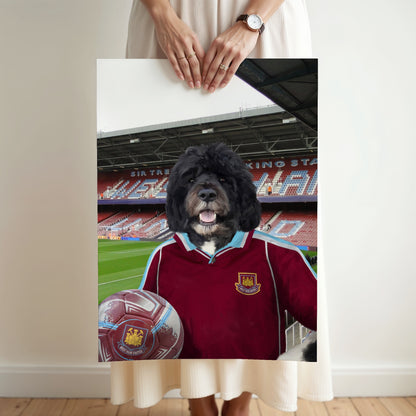 Your Pet in a West Ham 2000-01 Home Retro Shirt