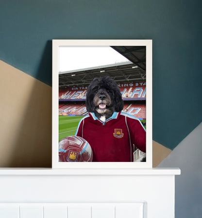 Your Pet in a West Ham Retro Shirt