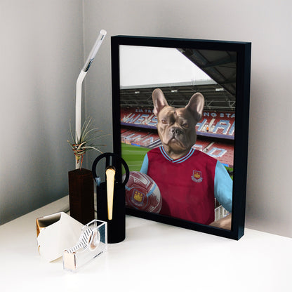 Your Pet in a West Ham 2001-02 Home Retro Shirt