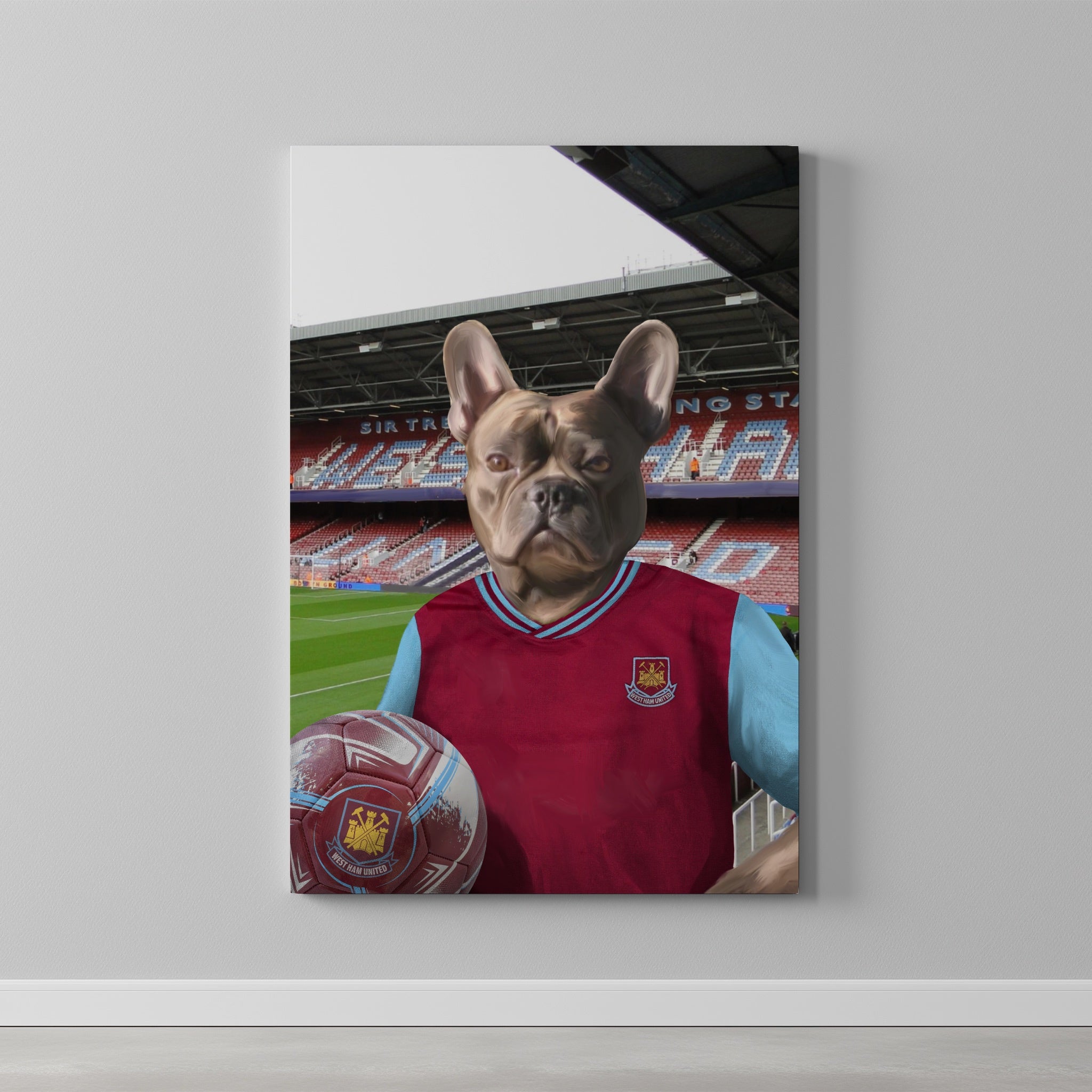 Your Pet in a West Ham Retro Shirt