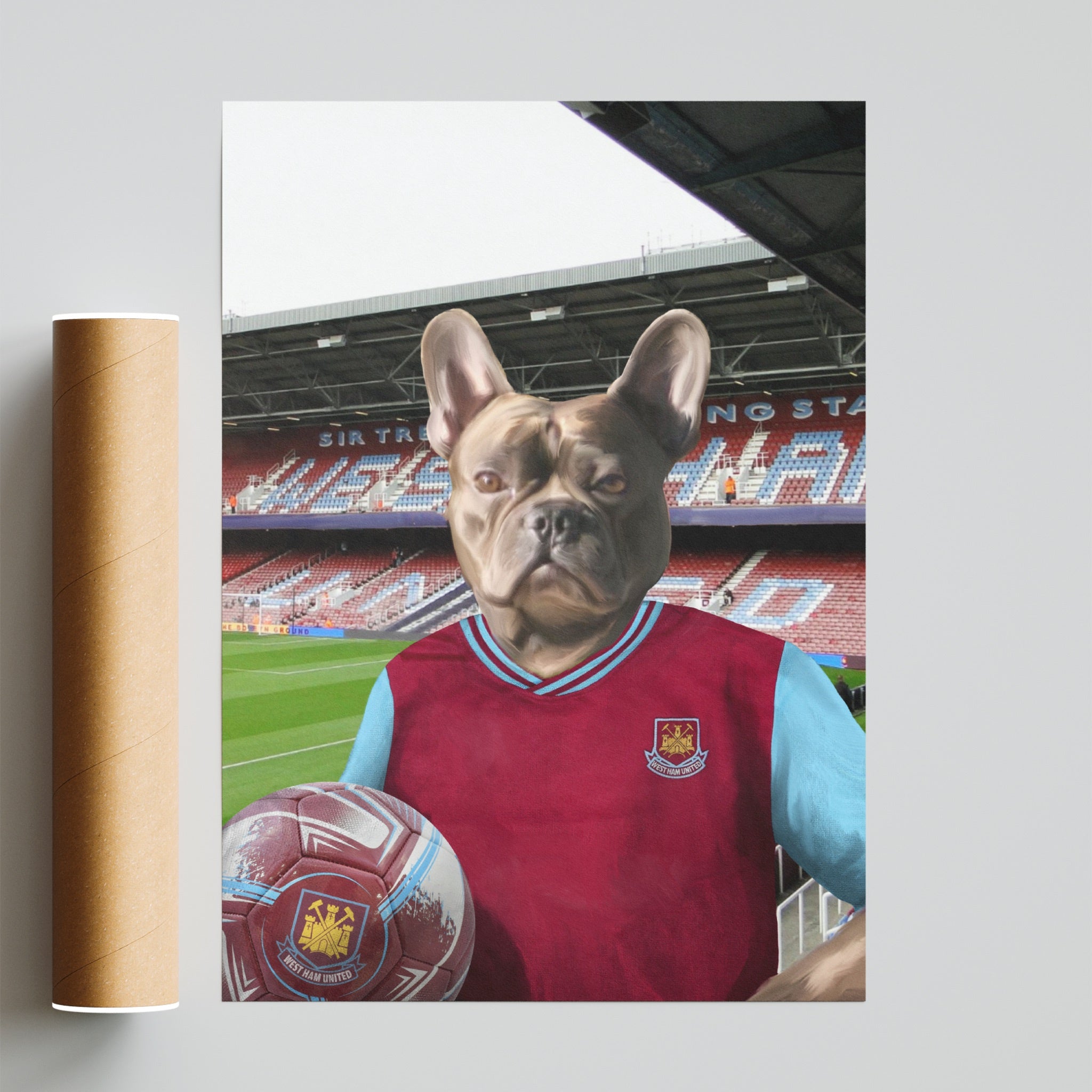 Your Pet in a West Ham Retro Shirt