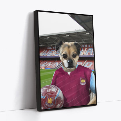 Your Pet in a West Ham Retro Shirt