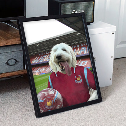 Your Pet in a West Ham Retro Shirt