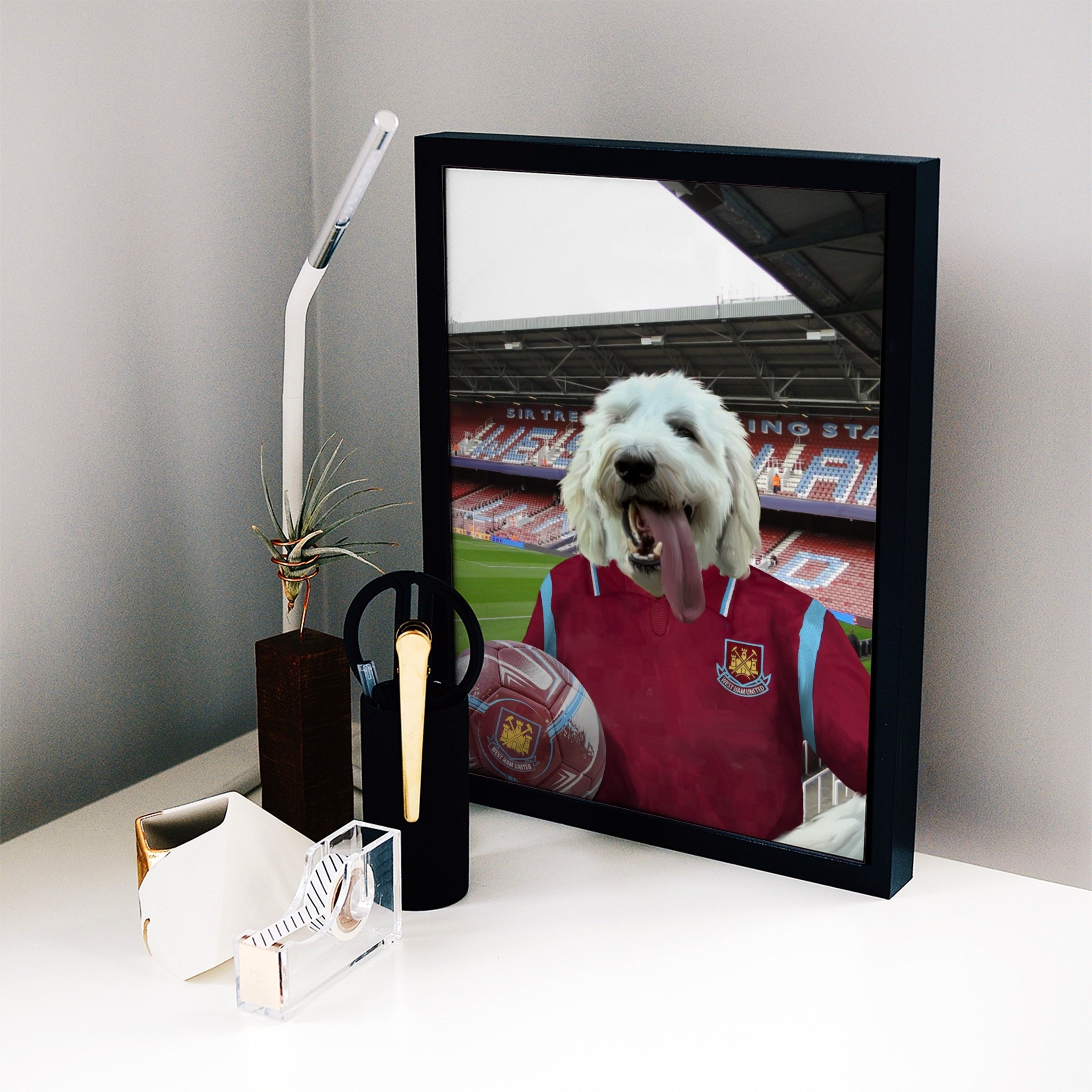 Your Pet in a West Ham 2009-10 Home Retro Shirt