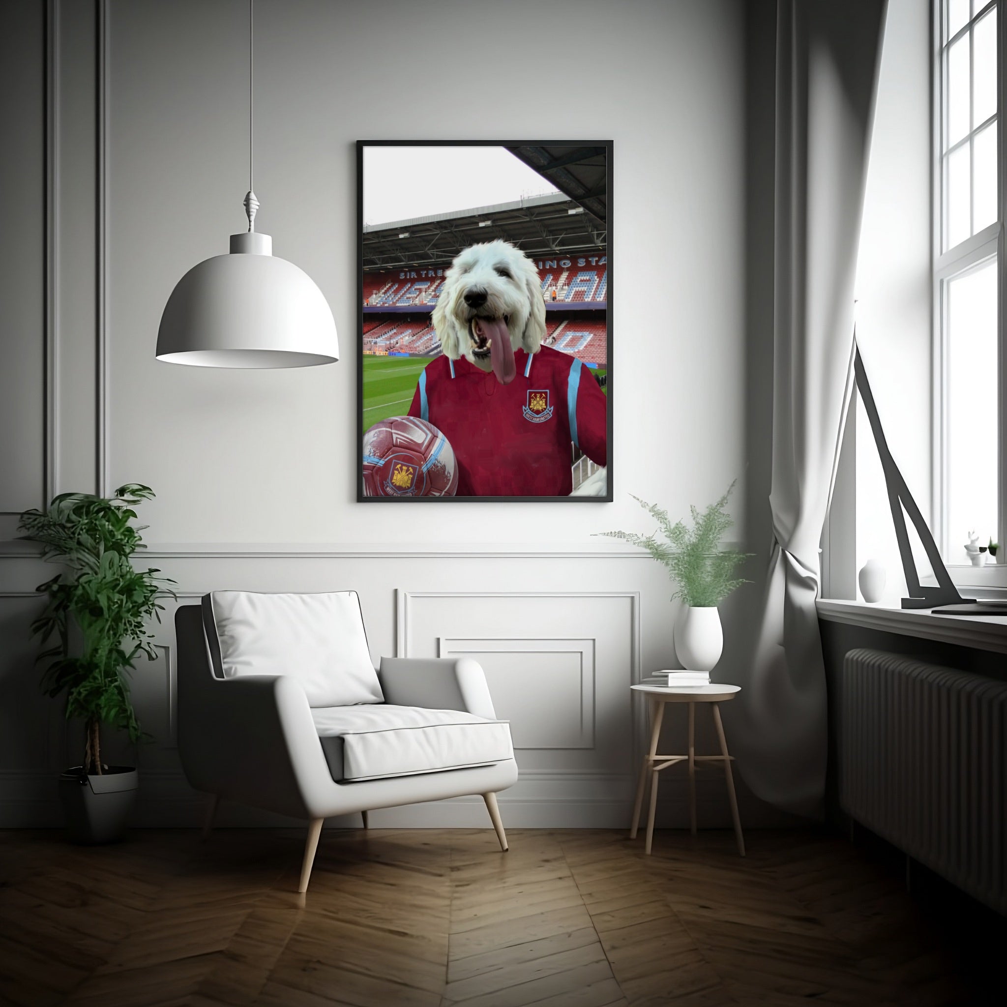 Your Pet in a West Ham 2009-10 Home Retro Shirt