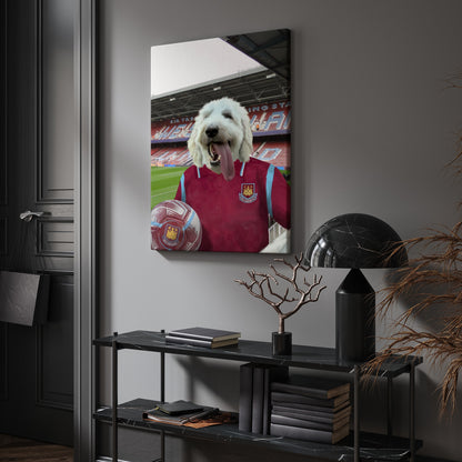Your Pet in a West Ham 2009-10 Home Retro Shirt