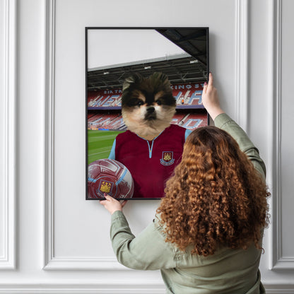 Your Pet in a West Ham 2012-13 Home Retro Shirt