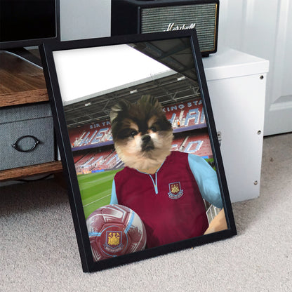 Your Pet in a West Ham Retro Shirt