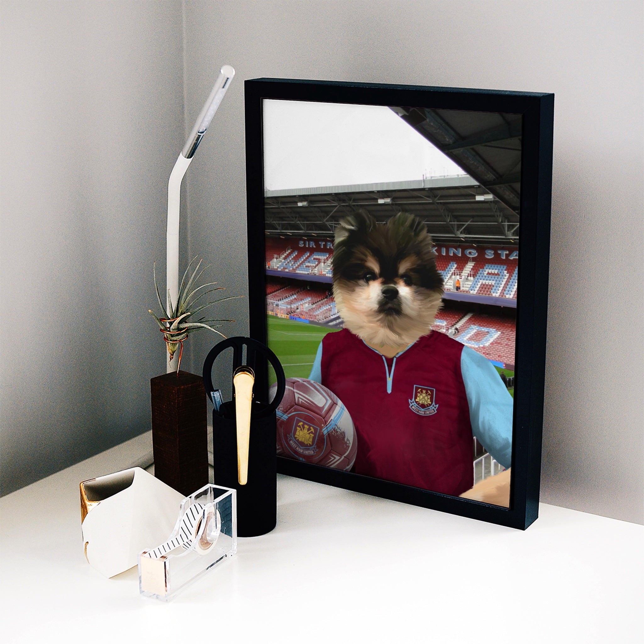 Your Pet in a West Ham 2012-13 Home Retro Shirt
