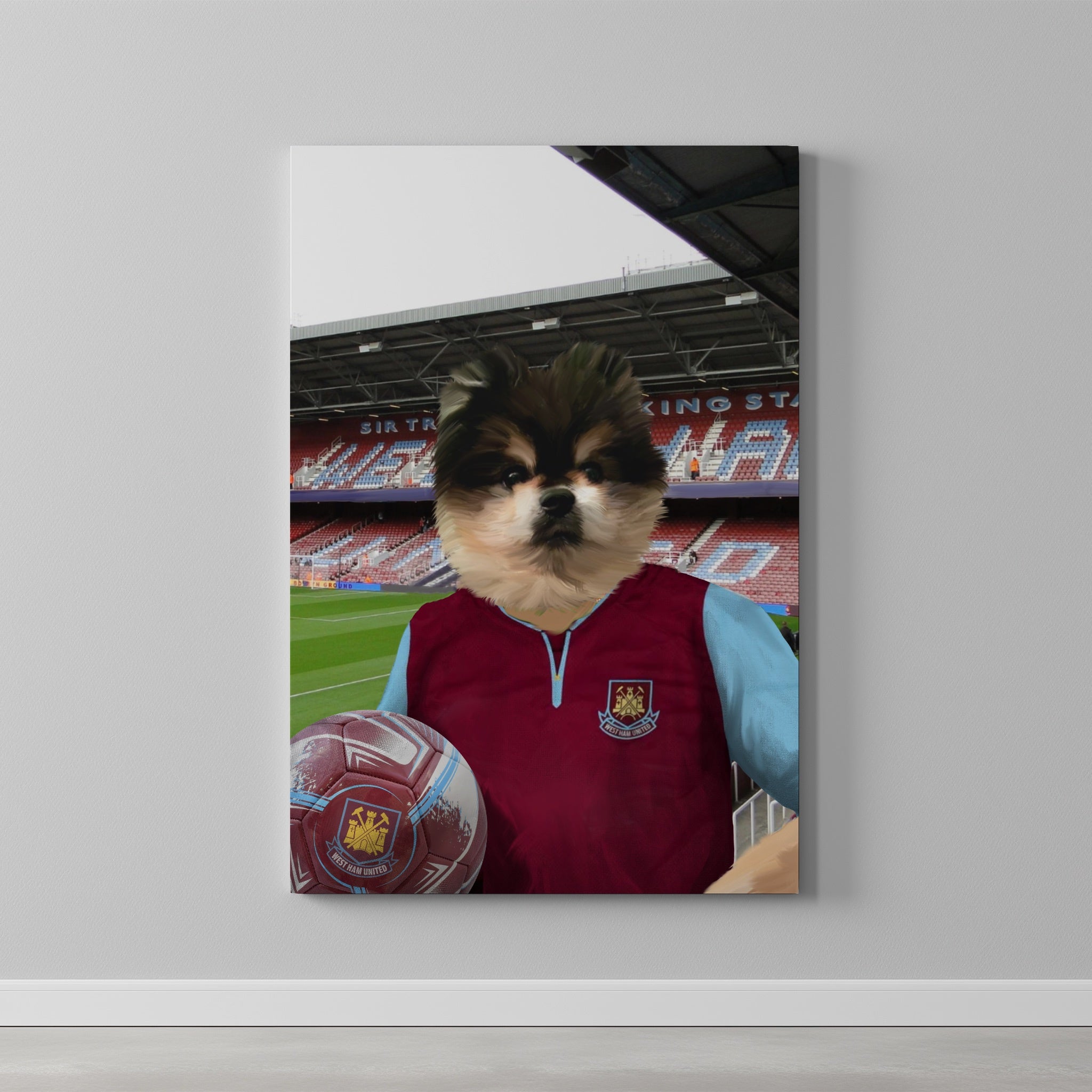 Your Pet in a West Ham Retro Shirt