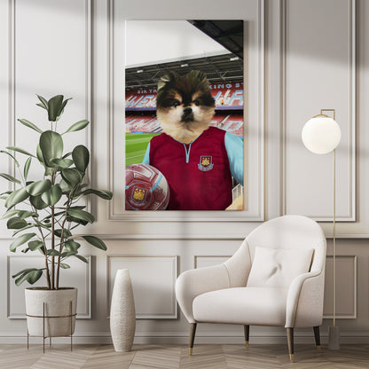 Your Pet in a West Ham 2012-13 Home Retro Shirt