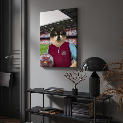 Your Pet in a West Ham 2012-13 Home Retro Shirt