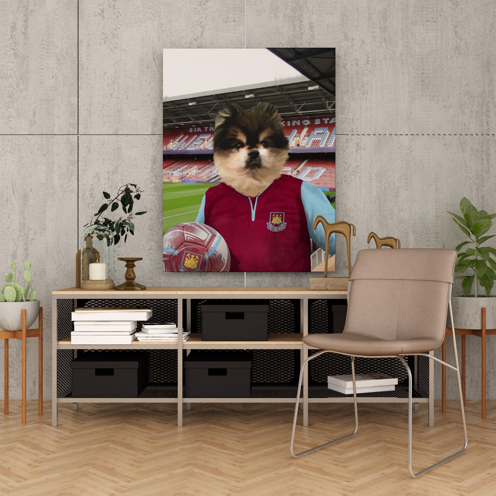 Your Pet in a West Ham 2012-13 Home Retro Shirt