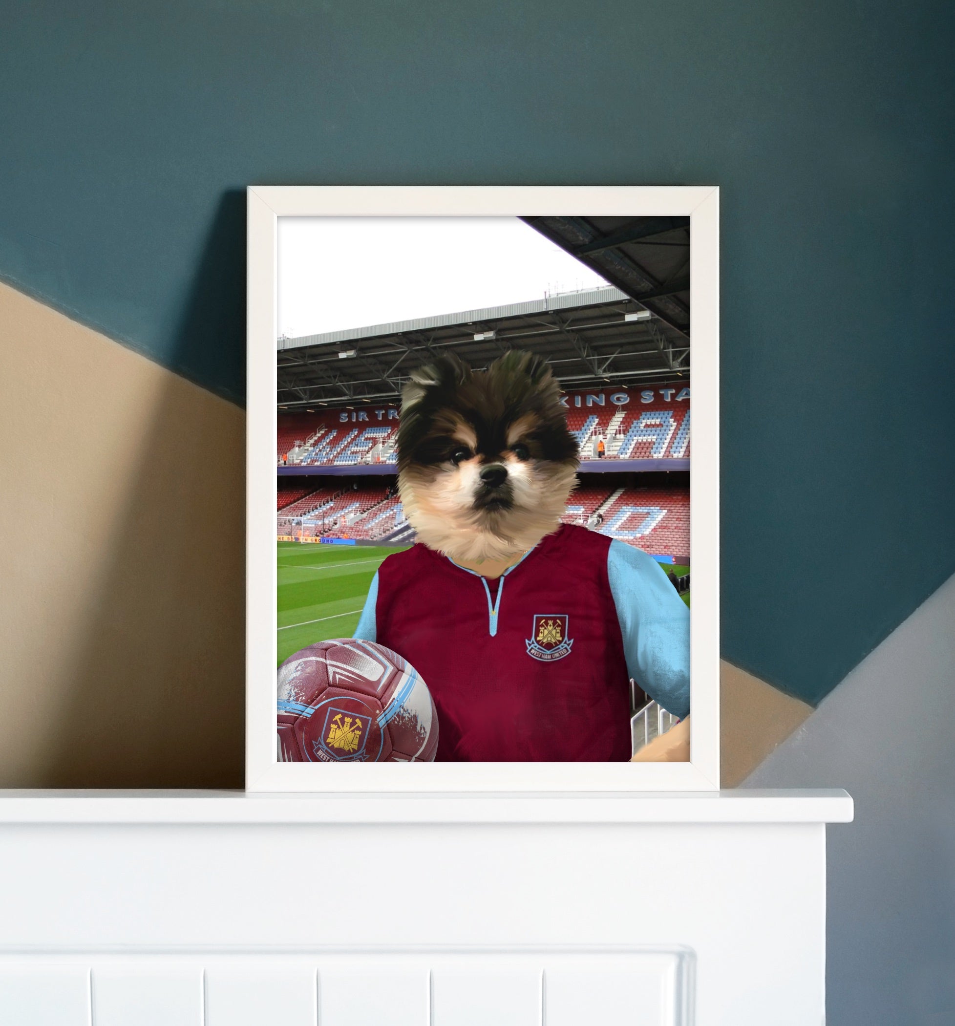 Your Pet in a West Ham Retro Shirt
