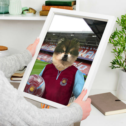 Your Pet in a West Ham 2012-13 Home Retro Shirt