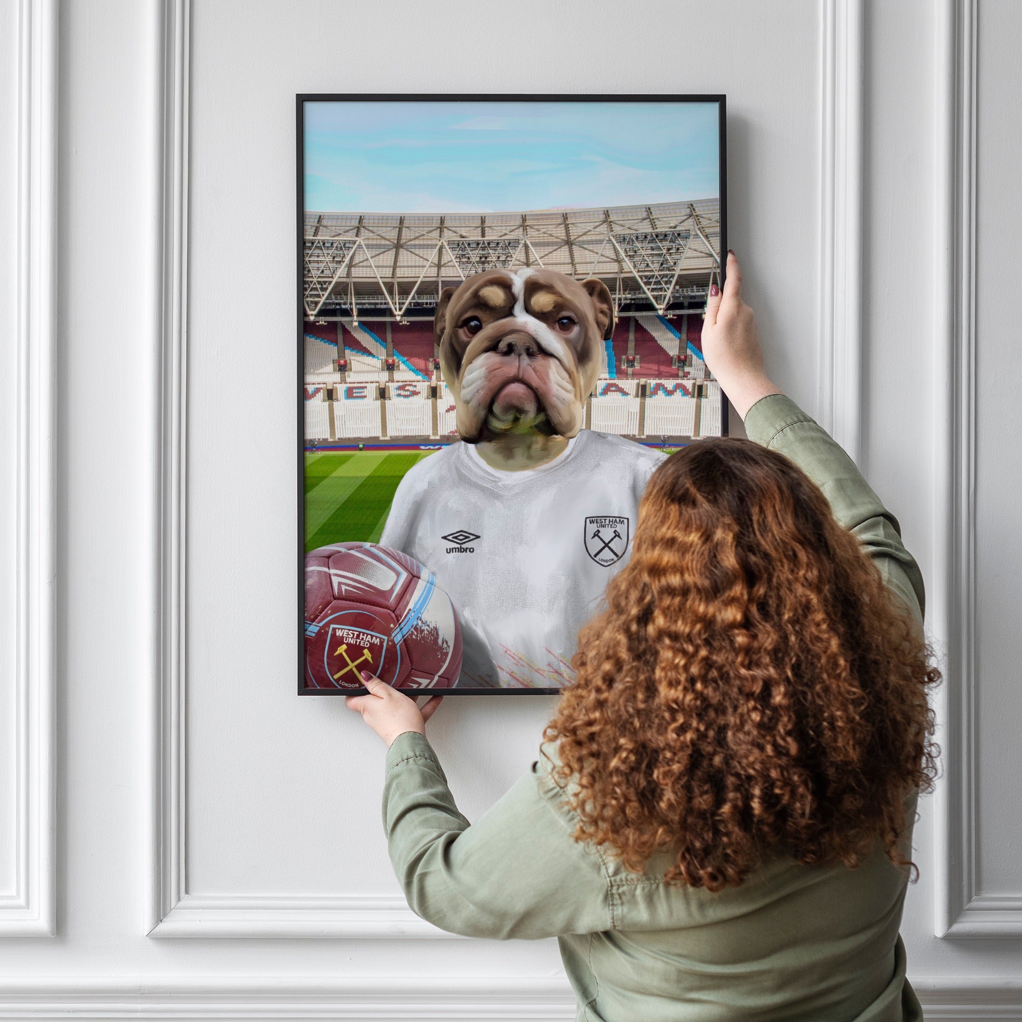 Your Pet in a West Ham 2022-23 Third Shirt