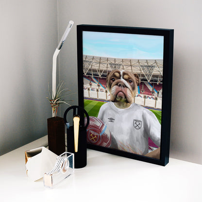 Your Pet in a West Ham 2022-23 Third Shirt
