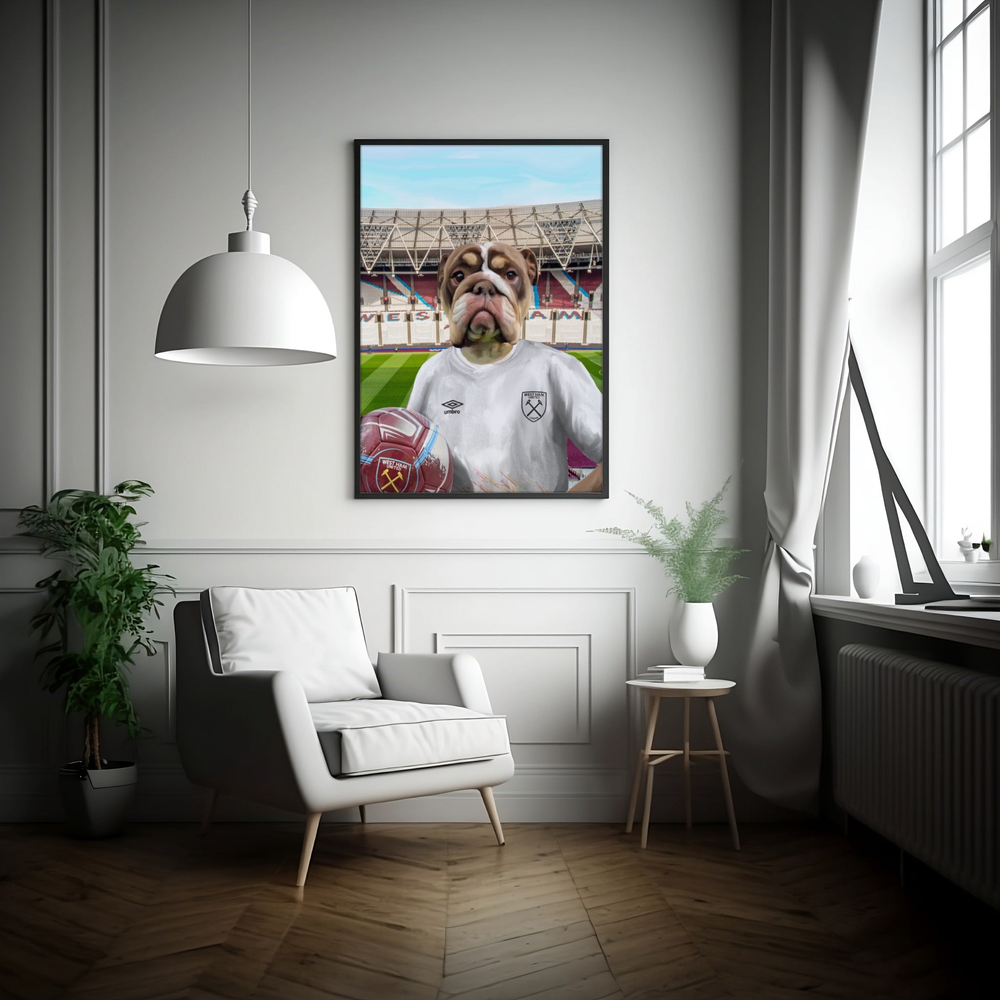 Your Pet in a West Ham 2022-23 Third Shirt