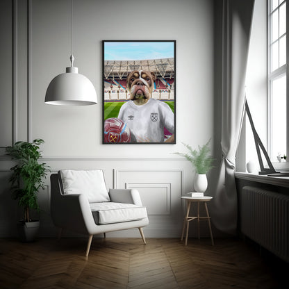 Your Pet in a West Ham 2022-23 Third Shirt